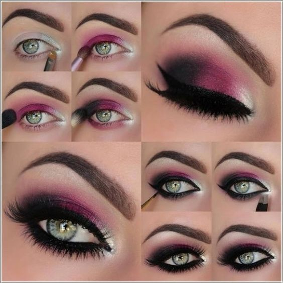 Pretty And Easy Eye Makeup 20 Easy Purple Smokey Eye Makeup Tutorial With Pictures